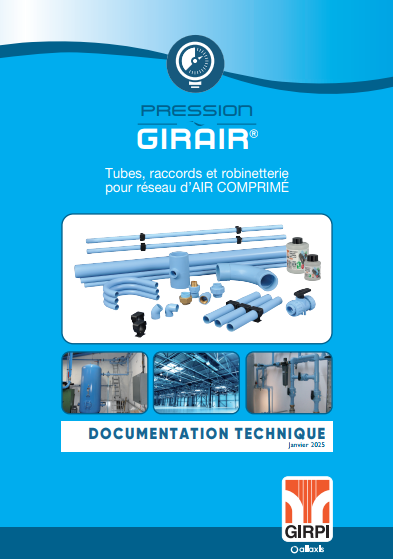 GIRAIR® - Tubes, raccords et robinetterie pour réseau d’AIR COMPRIMÉ