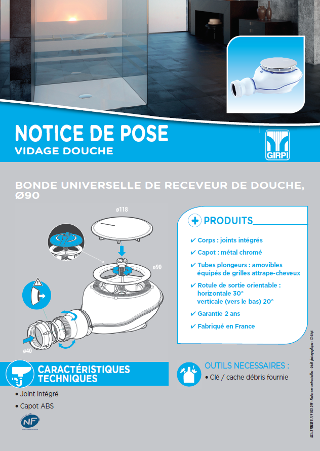 Notice de pose bonde grand debit site 2017